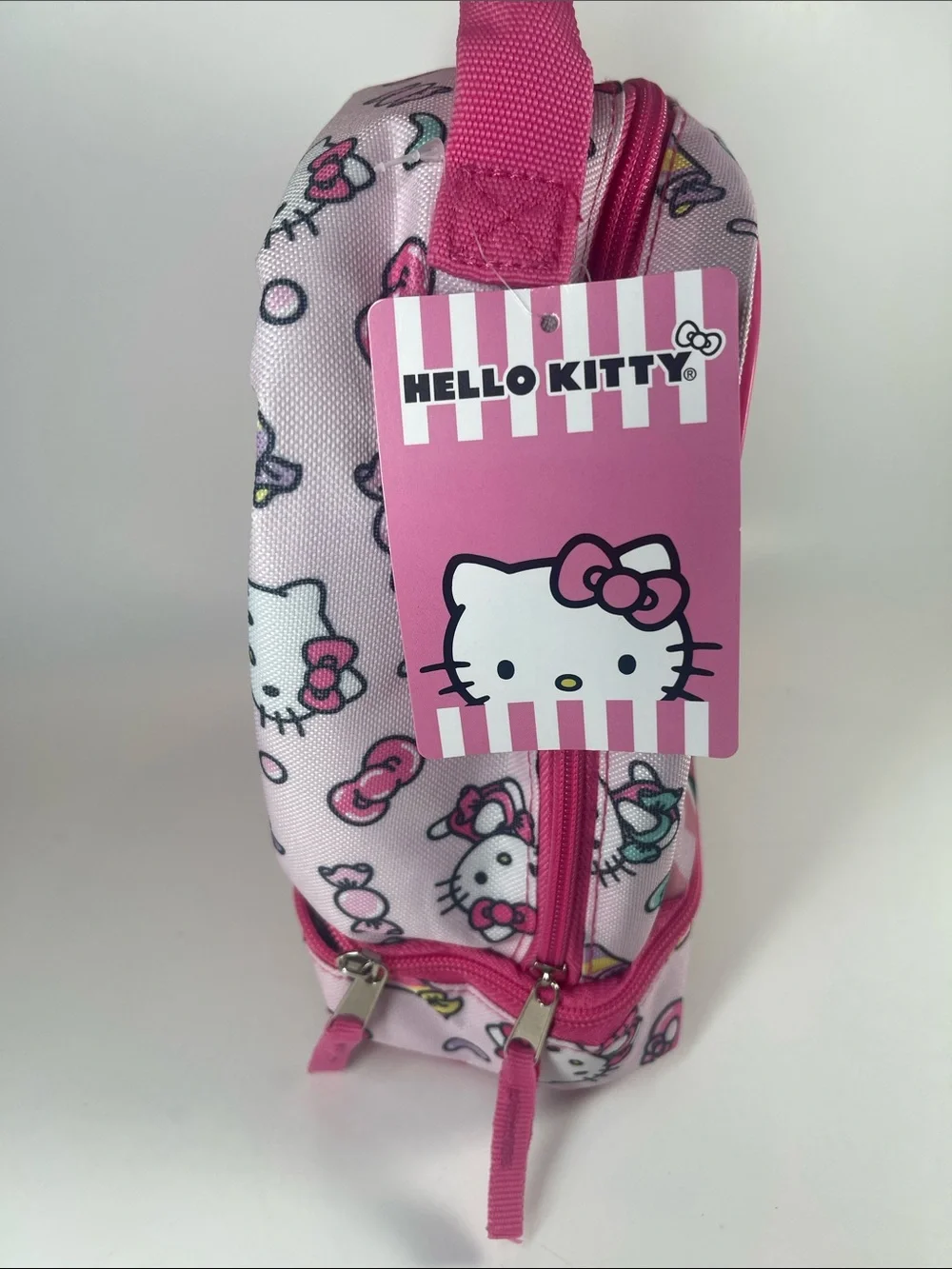 Hello Kitty Girls Pink Lunch Box Bag Sanrio Back to School for elementary school